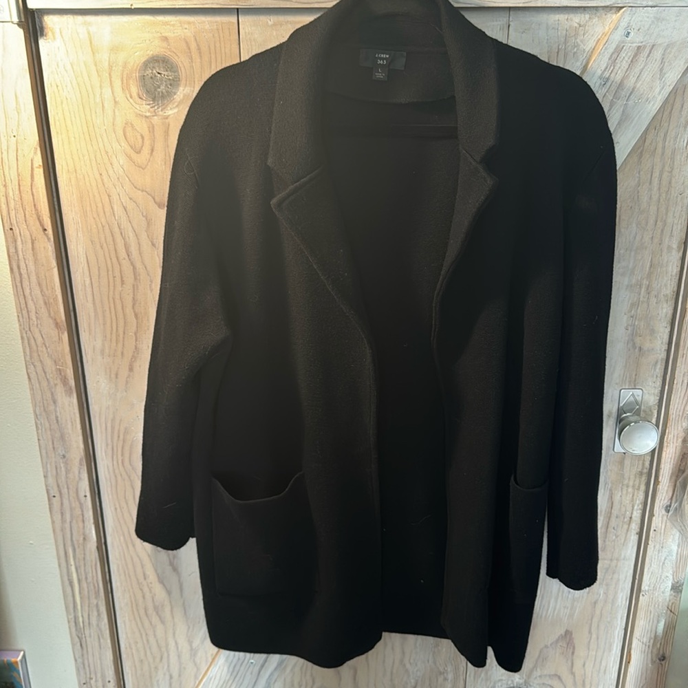 I crew all season blazer cardigan